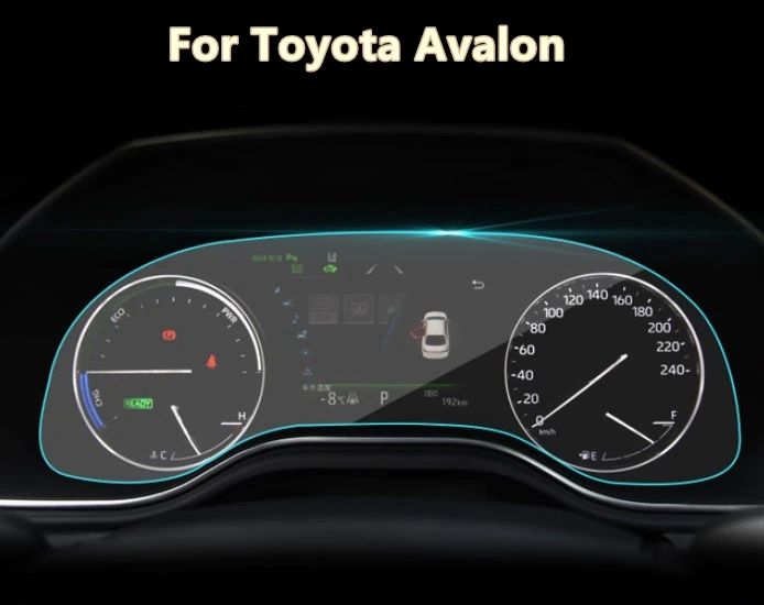Araba LCD DVD HD Navigasyon Filmi Kapak Dash Kurulu Ekran Koruyucu Koruyucu Sticker Toyota Avalon 2019 İçin Görüntü 1
