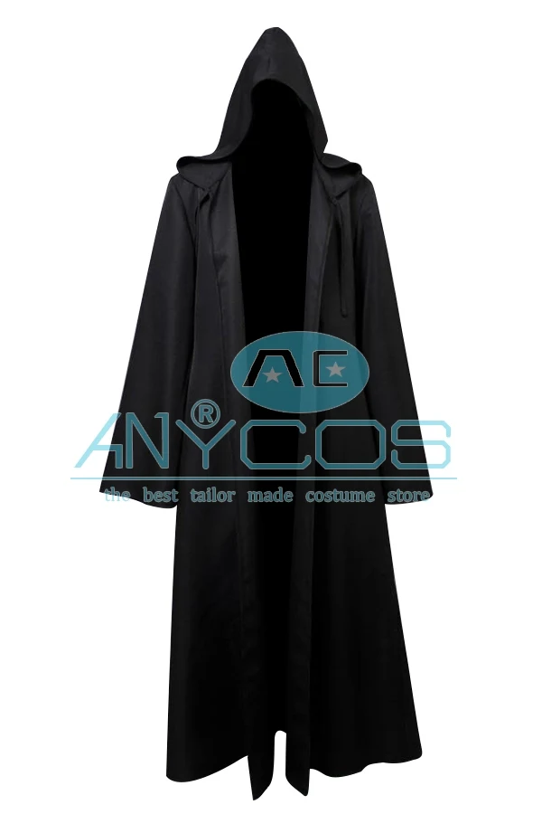 Yıldız Cosplay Anakin Skywalker Jedi Knight Pelerin Sadece Cosplay Kostüm Yetişkin Erkekler İçin Siyah Versiyonu Elbise Görüntü 1
