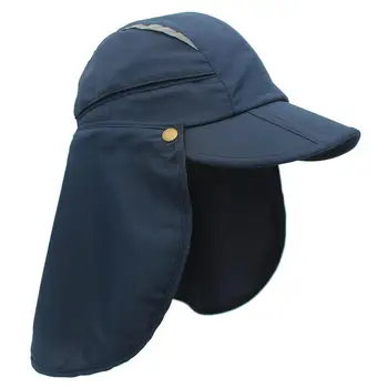 Connectyle erkek Kadın Yaz güneşlik şapka Hızlı Kuru Nefes Koruma Geniş Ağız Balıkçılık güneşlikli kep Çıkarılabilir Boyun Flap 2