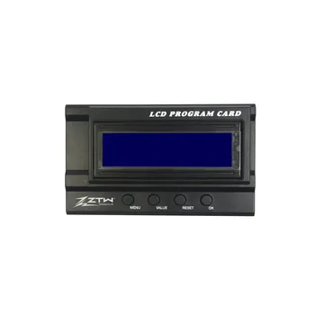 ZTW LCD Programlama Kutusu program Kartı Beast Pro Mühür Gecko Serisi ESC Fırçasız Hız Kontrol RC Uçak Araba Tekne Parçaları 2