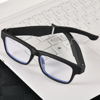 T1 Düz Gözlük kablosuz Bluetooth Kulaklık 5.0 Binoral Mini Çağrı Cep Telefonu Evrensel Akıllı Gözlük 2