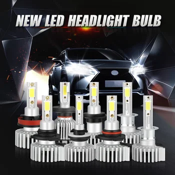 9005 (HB3) Ultra Mini LED far lambaları All-in-One Dönüşüm Kiti-9145 9140 H10 20000LM 6000K Soğuk Beyaz 2020 Yeni H7 H11 LED 2