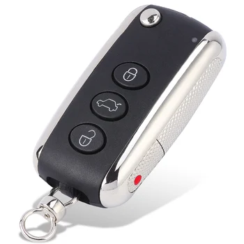 KEYECU 3 + 1 Düğme Uzaktan Araba Anahtarı Kabuk Durumda Fob Değiştirme Bentley Mulsanne Arnage Uçan Spur 2002-2014 2