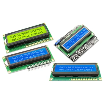 1 ADET LCD1602 Modülü Mavi Ekran Sarı Yeşil Ekran arkadan aydınlatmalı LCD ekran 3.3 V 5V LCD IIC/I2C Arayüzü Arduino için 2