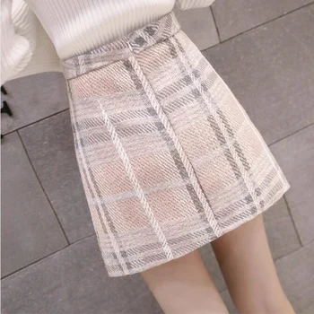 Mini Etekler Kadınlar Vintage 3XL İmparatorluğu Basit Temel Sonbahar Kış Eğlence Femme Alt Harajuku Tüm Maç Şık Zarif Streetwear 2