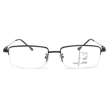 2019 anti-mavi Ilerici multifokal okuma gözlüğü erkekler akıllı zoom okuma gözlüğü kadınlar uzak yakın görüş presbiyopik gözlük 50 2