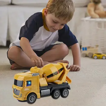 Büyük İnşaat Araç Oyuncak İnşaat Güç Haulers çimento mikser çimento mikser kamyonu Çocuklar İçin Hediyeler Oyna Pretend 2