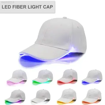 Yeni Tasarım Ayarlanabilir led ışık Up beyzbol Kapaklar Parlayan Koşu Şapka İçin Kadın Erkek Dans Parti Hip-Hop 2