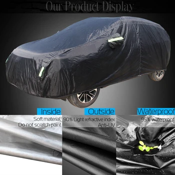 Ford Edge SUV Anti-UV Güneş Gölge, Kar, Yağmur, Buz, Toz İçin tam Araba Kapak su Geçirmez Kapak Açık Önlemek  2
