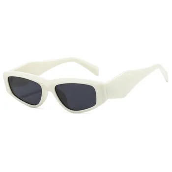2022 Moda Düzensiz Kedi Gözü Kadın Güneş Gözlüğü Retro Marka Tasarım Bayanlar Gözlük Vintage Poligon Çerçeve Shades UV400 güneş gözlüğü 2
