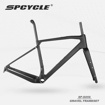 2023 Yeni T1000 Karbon Çakıl bisiklet iskeleti 700x47C disk fren T47 Cyclocross Yol bisiklet iskeleti Seti 2