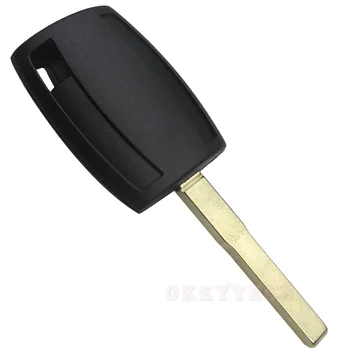 OkeyTech Ford Fiesta Mondeo Odak C-Max S-Max Galaxy Kuga Transponder Araba Anahtarı Kabuk Kapak Durumda Fob Çip Kesilmemiş HU101 Bıçak 2