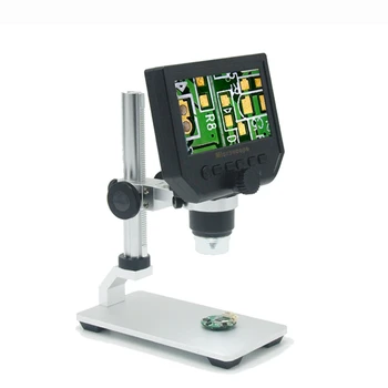 USB Dijital Mikroskop Alüminyum Alaşımlı Stent İle 600X3. 6 MP 4.3 İnç yüksek çözünürlüklü lcd ekran için pcb anakart Tamir 2