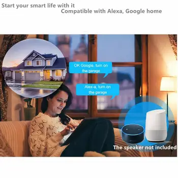 Wofea Akıllı Garaj Kapısı Açacağı Kontrol Alexa Echo Google Ev İle Çalışmak Hiçbir Hub Gerektirir 2