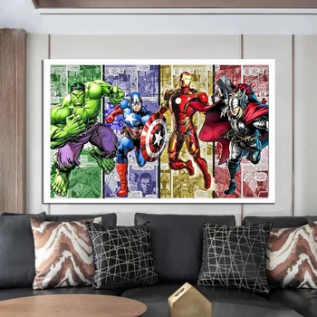Disney 5D Elmas boyama kiti Marvel Süper Kahraman Mozaik Tam Matkap Sanat Çapraz Dikiş DİY Elmas Nakış Ev Dekor Çocuklar Hediye 2