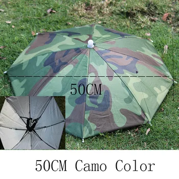 YADA Açık Şemsiye Şapka Yenilik Katlanabilir Güneş ve Yağmurlu Bir Gün Eller Serbest Gökkuşağı Katlanır ve Su Geçirmez Renkli Şapka Kap Stok YS0018 2