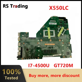 Asus X550LC X550LD A550L Laptop Anakart I7-4500U 4GB CPU GT720M 2GB GPU REV2. 0 Anakart 2