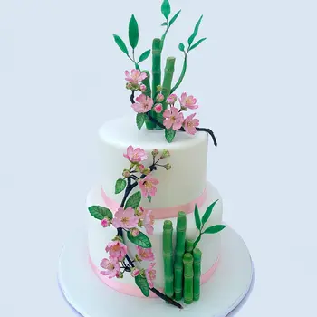 Çiçekleri Veiner silikon kalıp Fondan Kek dekorasyon kalıbı Sugarcraft Çikolata Pişirme Aracı Mutfak Kek Gumpaste Formu 2