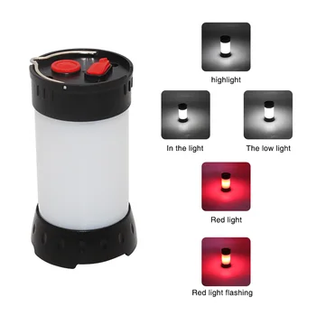 Uranusfire Mini COB LED Taşınabilir çadır feneri Lambası Su Geçirmez USB şarj edilebilir el feneri Fener lampe 18650 pil Powered By 2