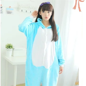 Anime PERİ KUYRUK Mutlu Kedi Cosplay Kostüm Kigurumi Yetişkin Unisex Pijama Tulum Pijama Onesies 2