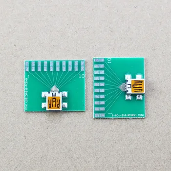 1 adet Mini 10P Dişi Test Kartı Philips Mini USB PCB kartı Test Standı kaynak teli Veri Test Kurulu WP-405 2