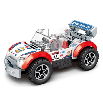 Mini Bebek Yaratıcı Süper Araba Yarışı Hız Şampiyonları F1 MOC Yapı Taşları Küçük Araç Tuğla Klasik Model Oyuncaklar Çocuklar İçin hediye 2