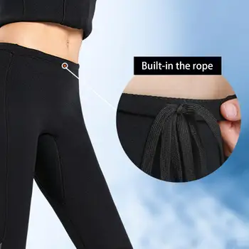 Kadın Erkek Wetsuits Pantolon 3mm Neopren Dalış Pantolon Sıcak Tutmak Wetsuit Uzun Pantolon Dalış Tayt Uzun Pantolon Su Sporları için 2