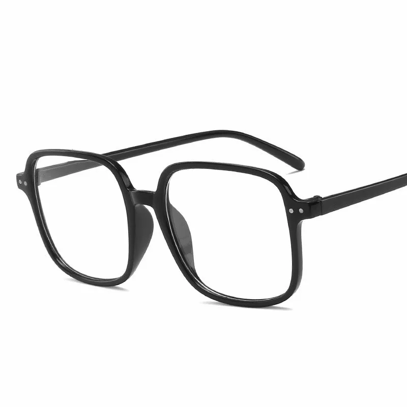 MYT_0315 Anti mavi ışık gözlük kadın erkek Vintage gözlük kadın çerçeve kare gözlük çerçevesi büyük boy büyük boy gözlük Görüntü 3