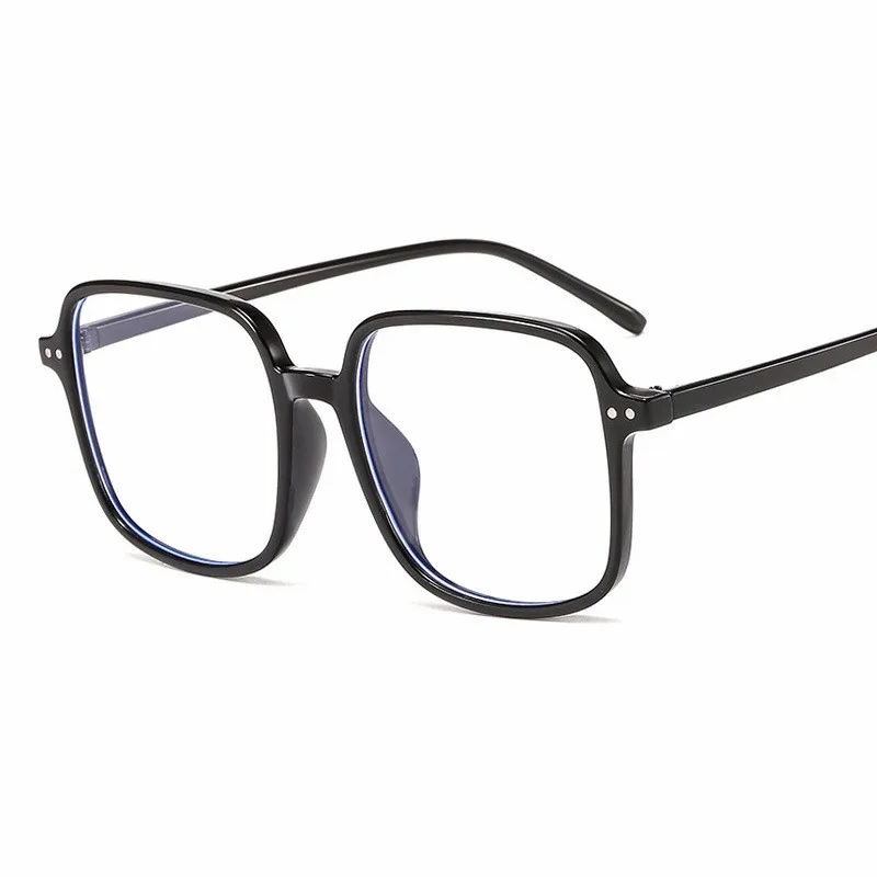 MYT_0315 Anti mavi ışık gözlük kadın erkek Vintage gözlük kadın çerçeve kare gözlük çerçevesi büyük boy büyük boy gözlük Görüntü 5