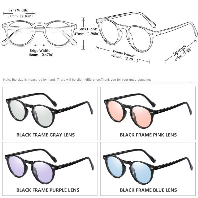 Marka Fotokromik Kadın Güneş Gözlüğü Polarize Şeker Renkli Lens Vintage güneş gözlüğü Kadın Erkekler Kadınlar İçin Sürüş Oculos de sol Görüntü 4