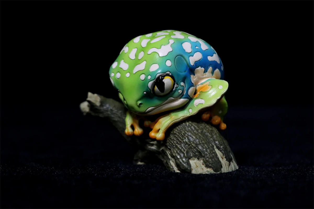 Kurbağa Gezegen Serisi 002 Hayvan Modeli Şekil Bufo Japonicus Dyscophus Antongilii Pseuvdis Paradoxa Dekor Süs Oyuncaklar Noel Hediyesi Görüntü 3