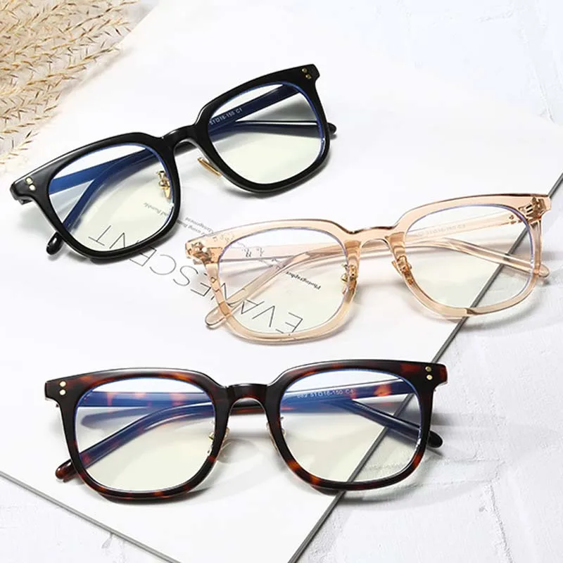 Unisex Kare Gözlük Erkek Kadın Vintage Gözlük Kadın Gözler Erkekler Retro Gözlük-0.5 -1.0 -1.5 -2.0 İla -6.0 Görüntü 5