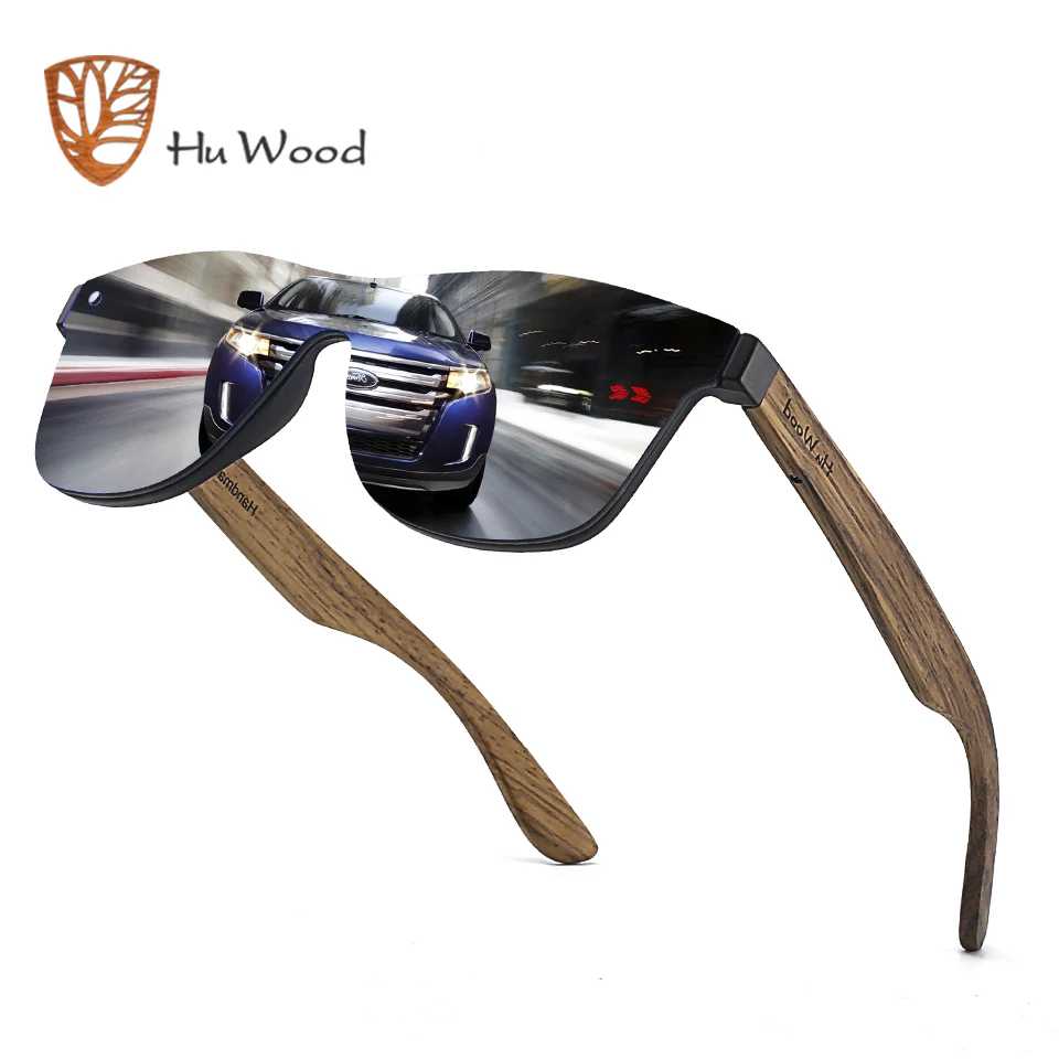 HU AHŞAP Marka Vintage Stil Güneş Gözlüğü Erkekler Düz Lens Çerçevesiz kare çerçeve Kadın güneş gözlüğü Moda Ulosculos Gafas GG 8021-1 Görüntü 1