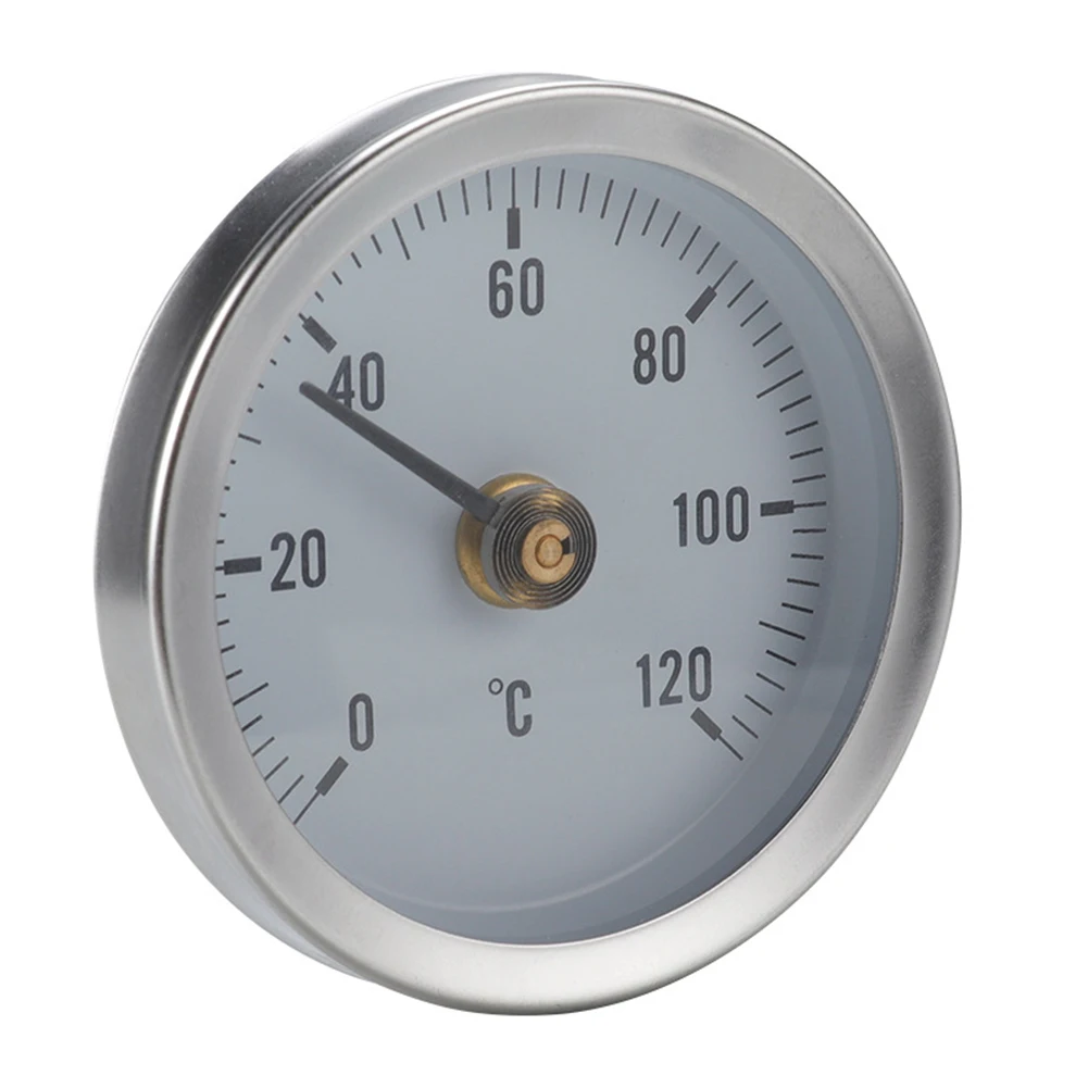 Çelik Termometre 0-120°C Sıcak Su Borusu Termometre Baca Borusu Fırın Barbekü Arama sıcaklık ölçer Görüntü 3