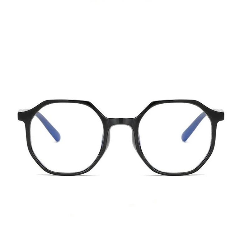 Kadın Erkek Öğrenci Poligon Miyop Gözlük Bitmiş Ultralight PC Çerçeve Kısa görüş Gözlük Reçete-0.5 - 1.0 To-6.0 Görüntü 4