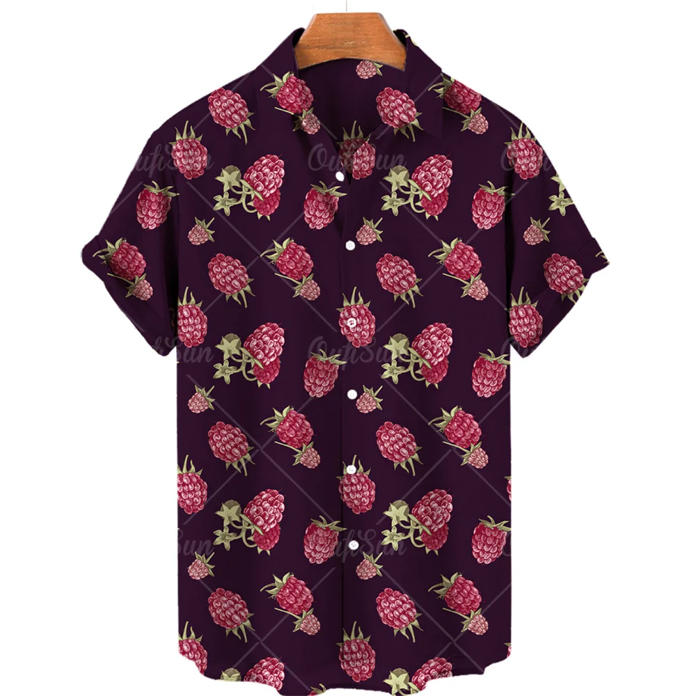 Yaz Çiçek erkek Rahat Gömlek Moda Hawaiian Baskı Kısa Kollu Plaj Tatil Çiçek Sokak Giyim Görüntü 4