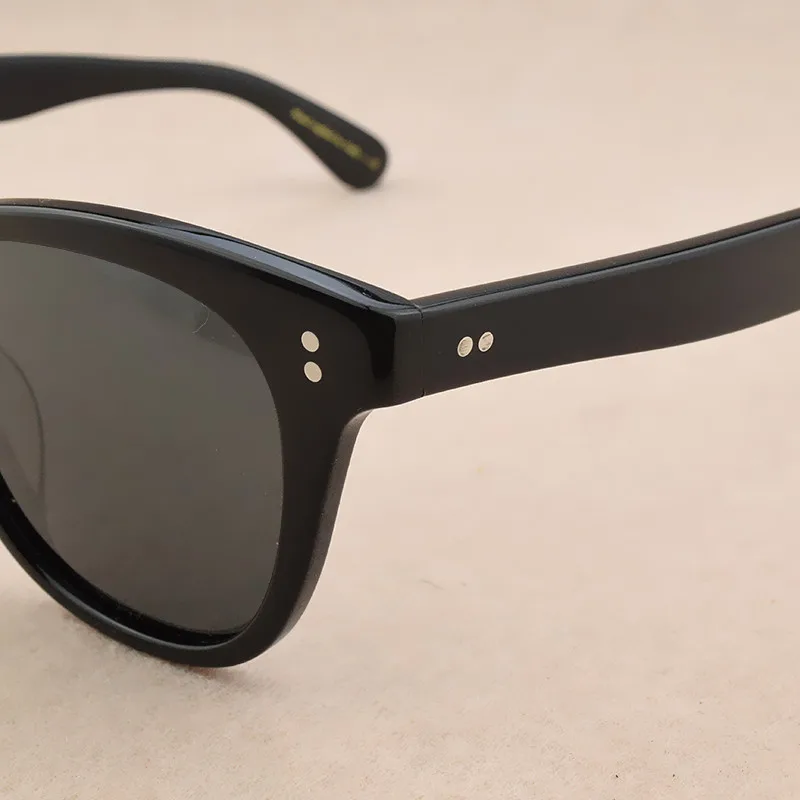 Asetat Polarize Güneş Gözlüğü Erkekler 2023 Yüksek Kalite Moda Marka Tasarımcısı Vintage güneş gözlüğü Kadınlar için Gözlük Sunglass OV5408 Görüntü 2