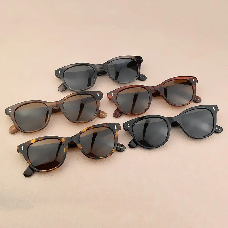 Asetat Polarize Güneş Gözlüğü Erkekler 2023 Yüksek Kalite Moda Marka Tasarımcısı Vintage güneş gözlüğü Kadınlar için Gözlük Sunglass OV5408 Görüntü 4