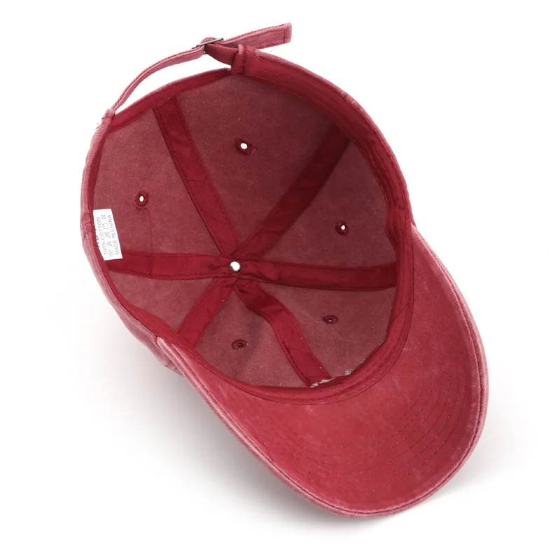 SLECKONT Moda beyzbol şapkası Erkekler ve Kadınlar için Retro Yıkanmış Pamuk Şapka Rahat Snapback Şapka Unisex Yaz güneşlikli kep Ayarlanabilir Görüntü 3