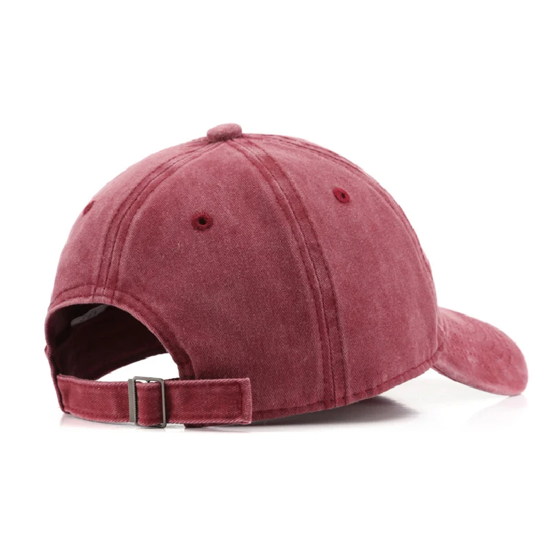 SLECKONT Moda beyzbol şapkası Erkekler ve Kadınlar için Retro Yıkanmış Pamuk Şapka Rahat Snapback Şapka Unisex Yaz güneşlikli kep Ayarlanabilir Görüntü 5