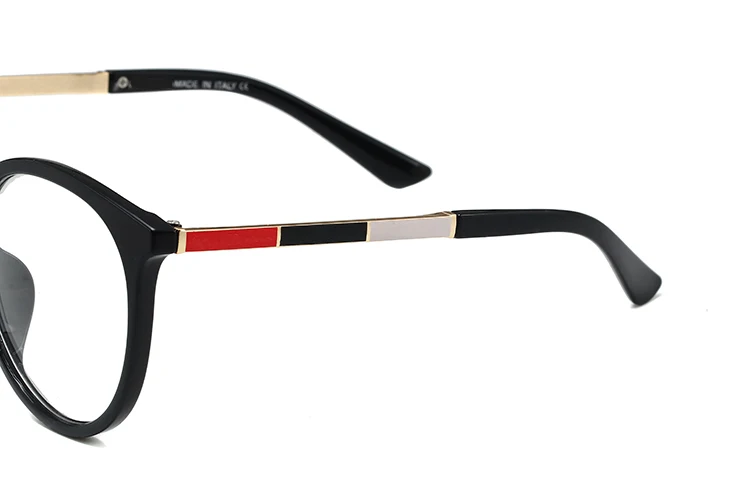 Yeni Stil Yuvarlak Çerçeve Gözlük Kadın 2021 Lüks Marka Tasarımcısı Moda Erkek Gözlük Bayanlar Temizle Düz Ayna Görüntü 5