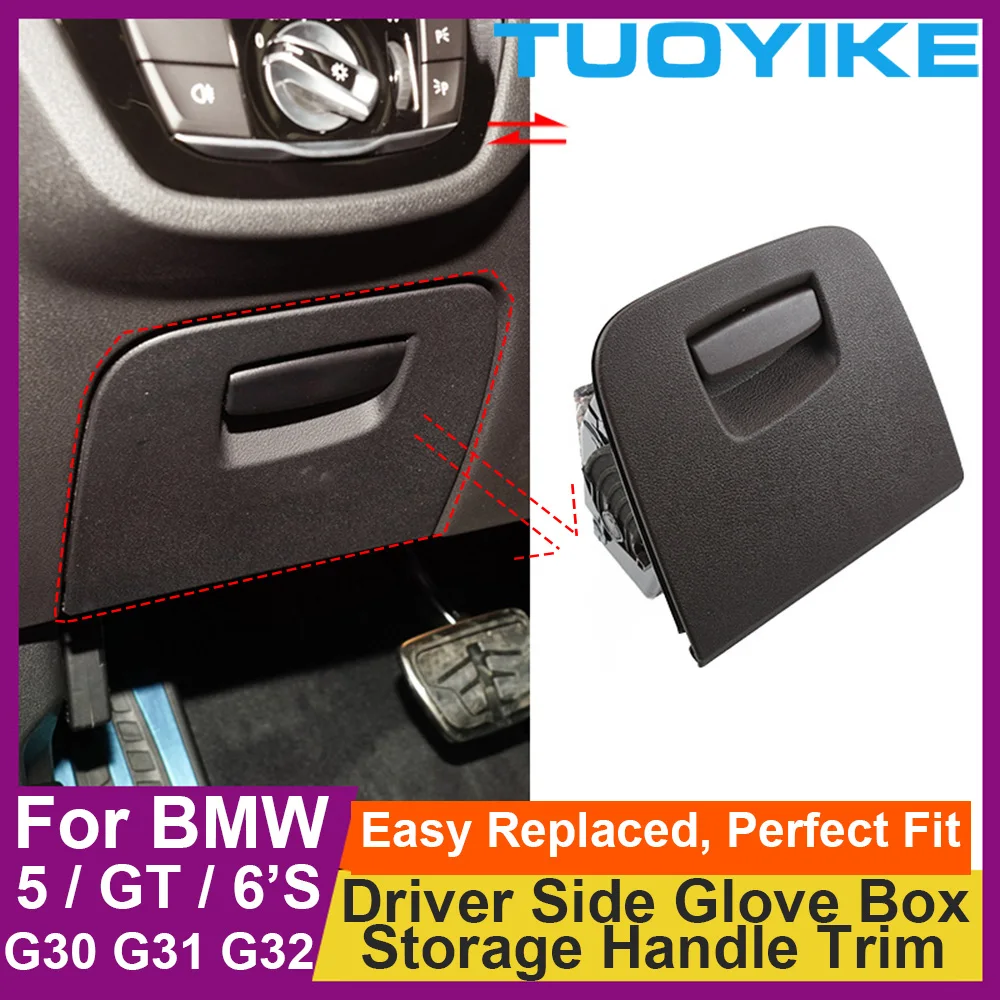 Araba İç İç Sürücü Yan havasız ortam kabini Depolama Kapı Kolu Anahtarı Trim İçin Değiştirin BMW 5/GT / 6 Serisi G30 G31 G32 G38 2017-2021 Görüntü 1