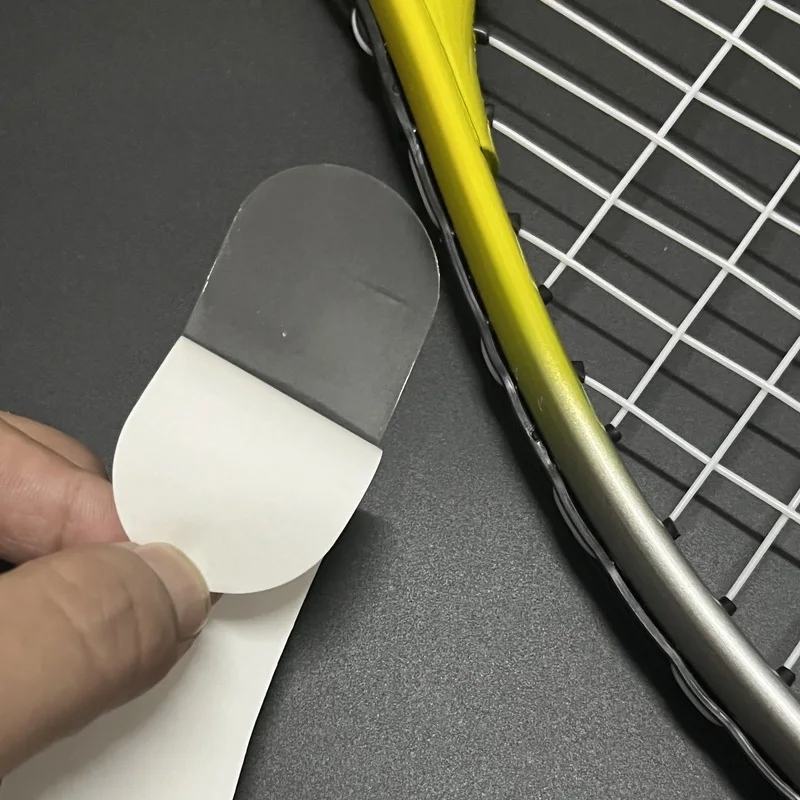 2 Adet Kalın Kendinden Yapışkanlı Tenis Raketi Kafa Kenar Koruyucu Bant Şeffaf TPU Tenis Aksesuarları raket çerçevesi Anti Boya Kapalı Görüntü 1