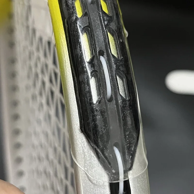 2 Adet Kalın Kendinden Yapışkanlı Tenis Raketi Kafa Kenar Koruyucu Bant Şeffaf TPU Tenis Aksesuarları raket çerçevesi Anti Boya Kapalı Görüntü 2