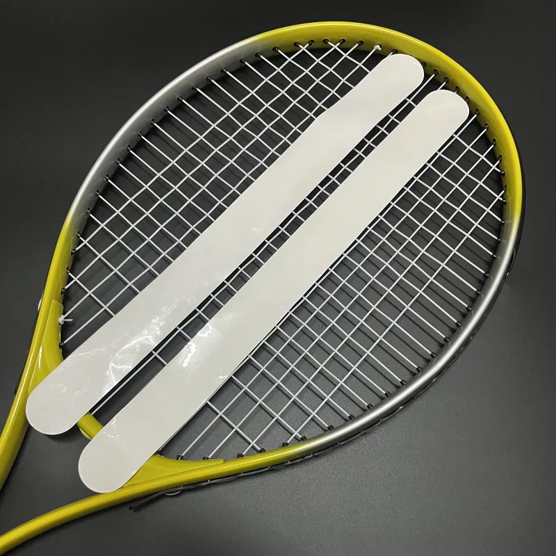2 Adet Kalın Kendinden Yapışkanlı Tenis Raketi Kafa Kenar Koruyucu Bant Şeffaf TPU Tenis Aksesuarları raket çerçevesi Anti Boya Kapalı Görüntü 3
