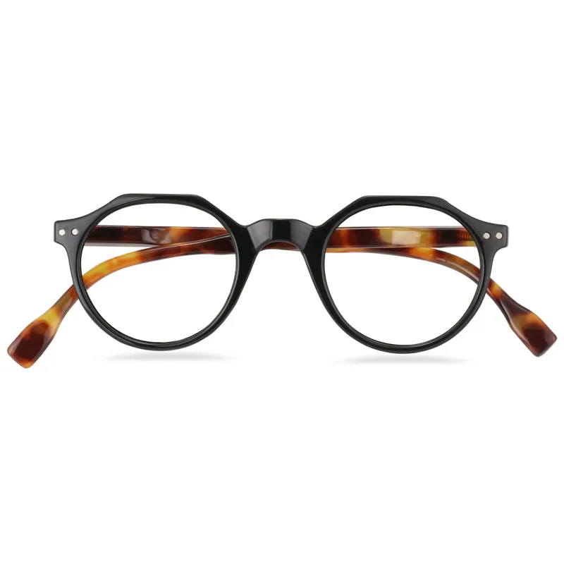 seemfly Leopar Kadın okuma gözlüğü kadın yuvarlak Gözlük 100 Derece mavi ışık dekoratif bilgisayar gözlükleri gözlük + 200 + 350 Görüntü 2