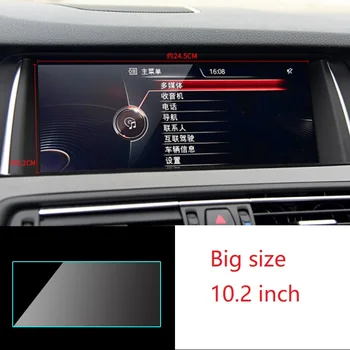 BMW 5 7 Serisi için F10 F11 GT F07 2011-2017 F01 F02 2009-2015 Temperli Cam GPS Navigasyon Ekran Koruyucu