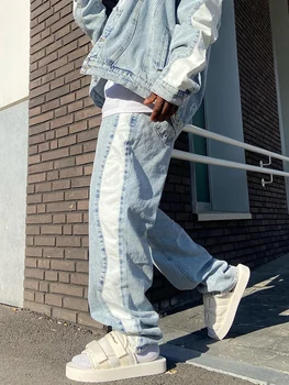 21ss son justin bieber sıs tarzı vintage çift taraflı aşınma pantolon hip hop erkekler gevşek ter pantolon streetwear moda pamuk Satılık! \ Erkek Giyim - Korkmazambalaj.com.tr 11