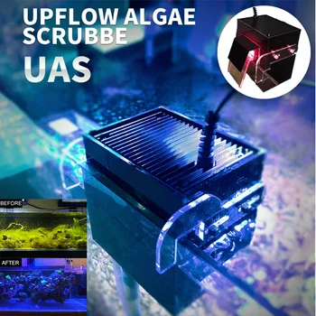 UAS Harici Yosun Kutusu Deniz Dengesi Su Kalitesi Kontrol Ederek Yosun Büyüme Dilsiz Filtre Yatak Odası için