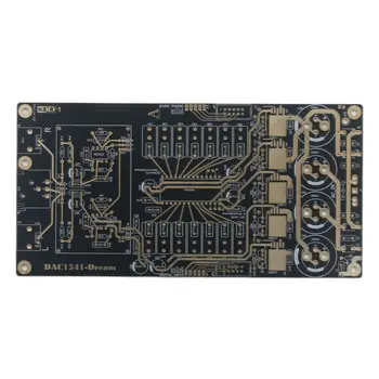 Dayalı TDA1541 Ses DAC Dekoder Kurulu PCB Altın Kaplama İzleri